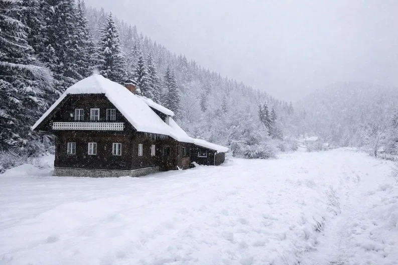 Ferienhaus in der Steiermark im Winter nahe Semmering und Stuhleck