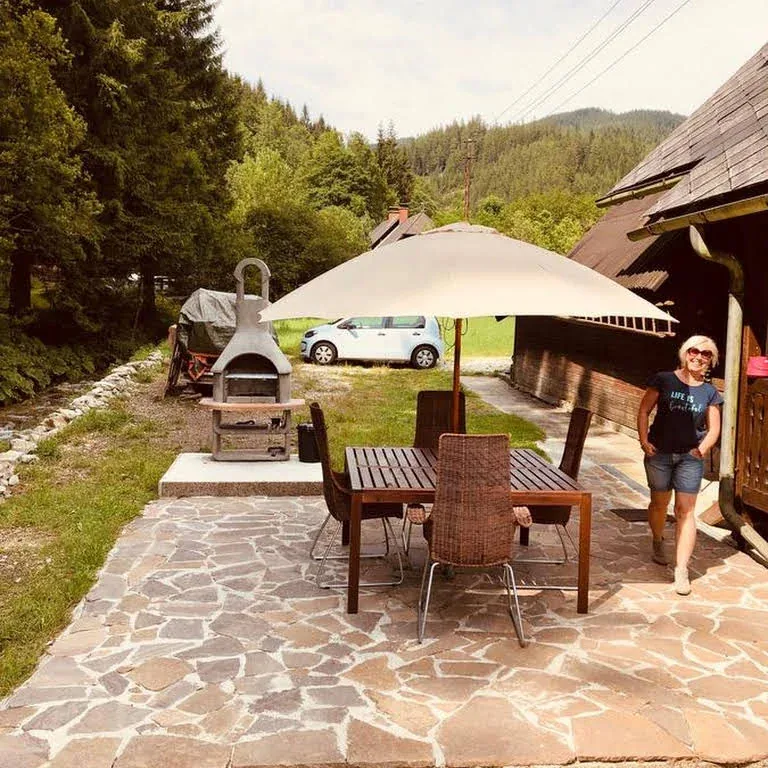 Sommerterrasse im Grünen